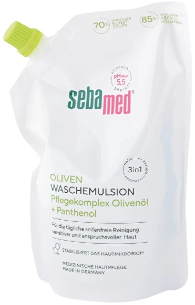 Sebamed Veido ir kūno prausiklio papildymas „Olive“ 400 ml