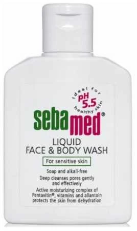 SebaMed Sensitive Skin Face & Kūno prausiklis Skystas muilas