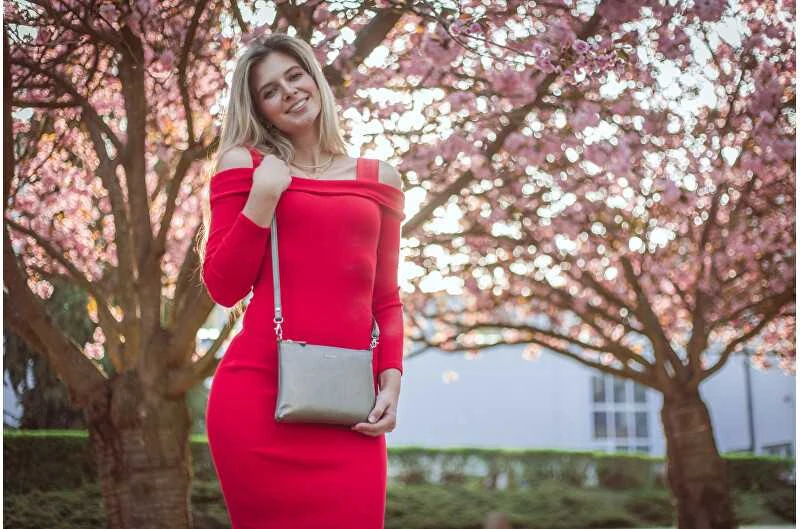 Segali Moteriška odinė crossbody rankinė A6C plata vieja