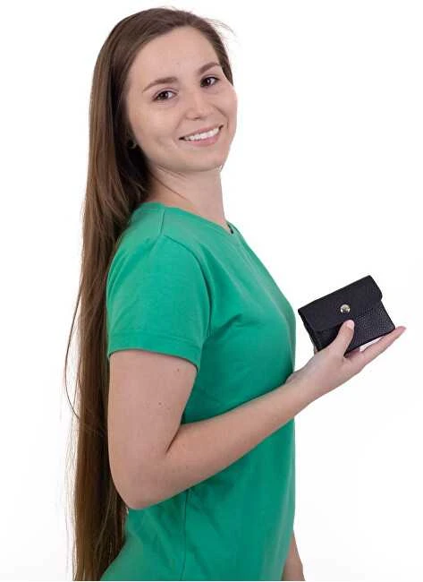 Segali Odinė mini piniginė NETA juoda