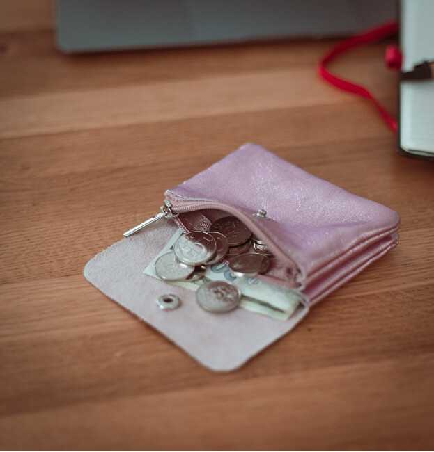 Segali Odinė mini piniginė NETA rožinė