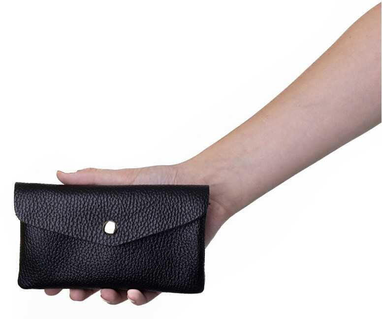 Segali Odinė mini piniginė TINA juoda