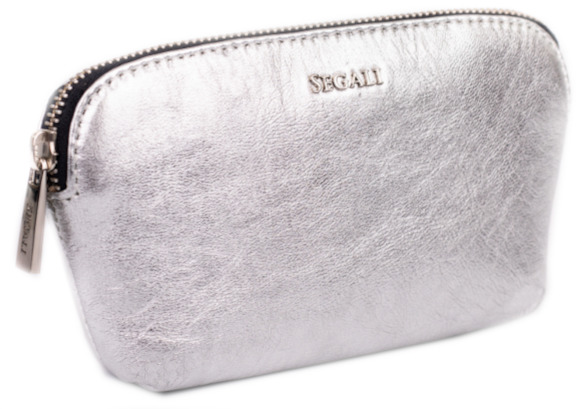 Segali Leather bag etue A4 Sidabrinis