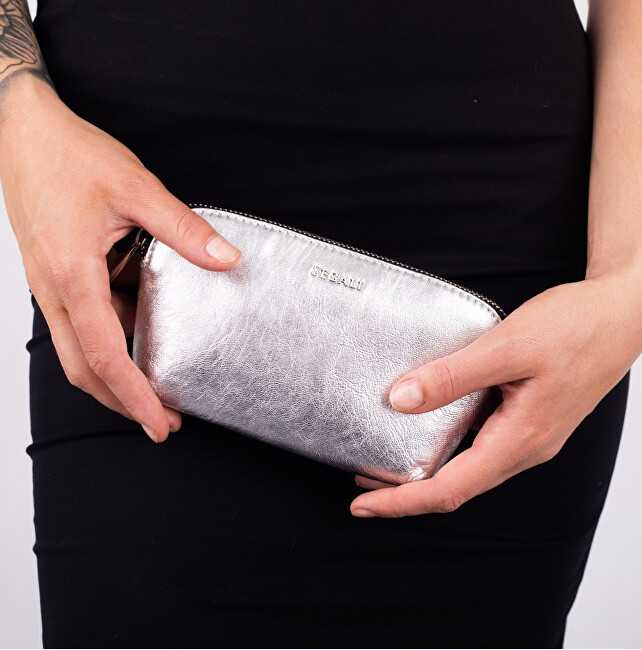Segali Leather bag etue A4 Sidabrinis
