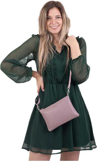Segali Moteriška odinė crossbody rankinė A6C cameo rose