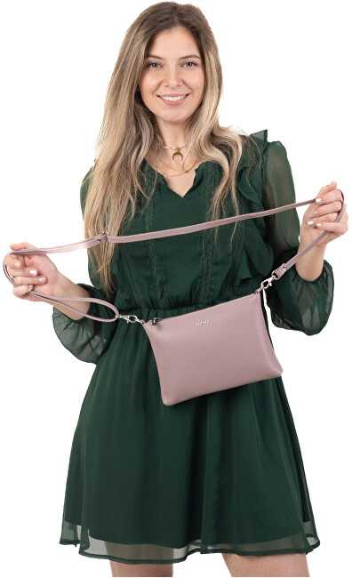 Segali Moteriška odinė crossbody rankinė A6C cameo rose