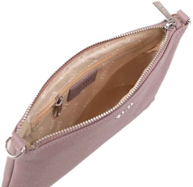 Segali Moteriška odinė crossbody rankinė A6C cameo rose