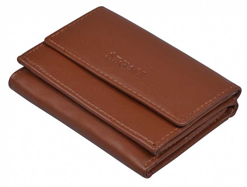 Segali Women´s leather wallet 1756 cognac