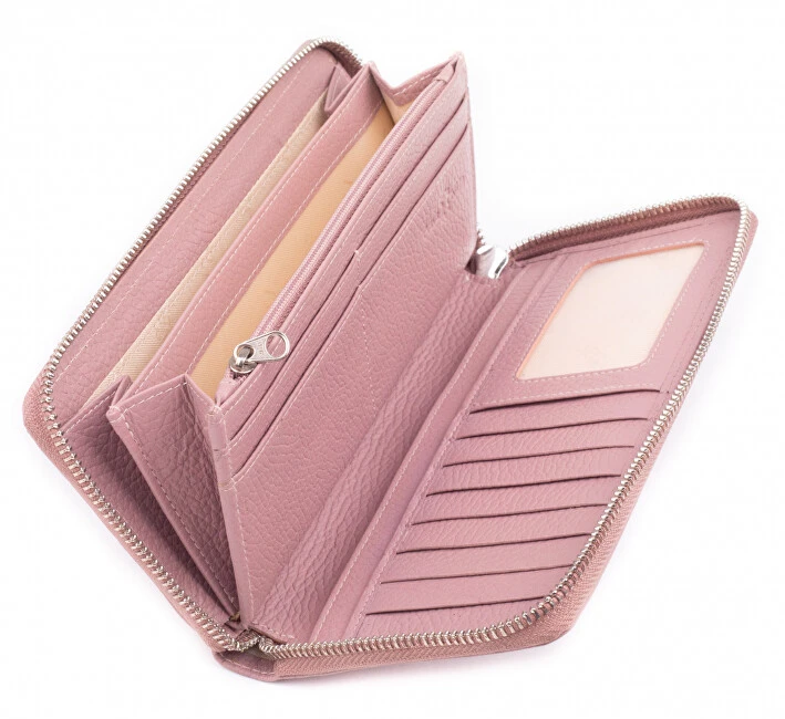 Segali Women´s leather wallet 7395 cameo rose