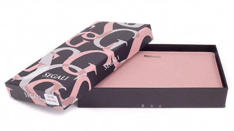 Segali Women´s leather wallet 7395 cameo rose