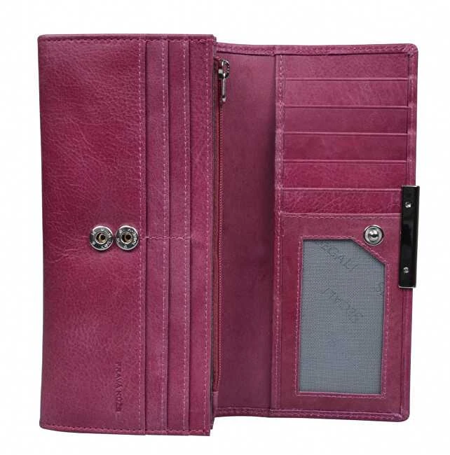 Segali Moteriška odinė piniginė 7066 fucsia