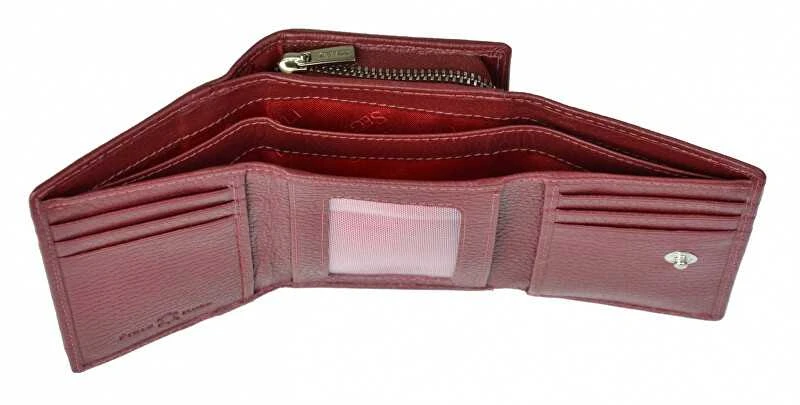 Segali Moteriška odinė piniginė 7106 B bordo