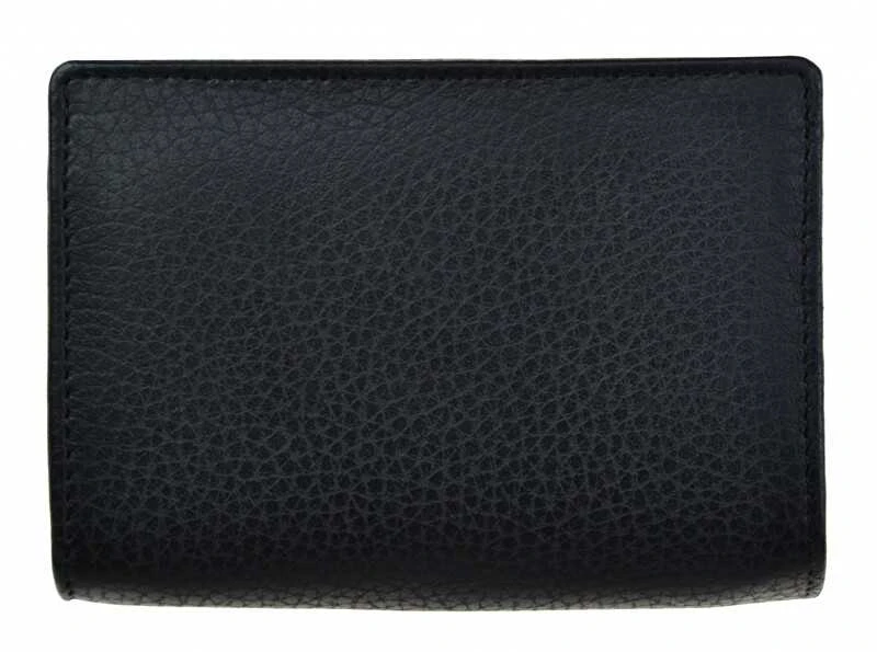 Segali Moteriška odinė piniginė 7106 B juoda