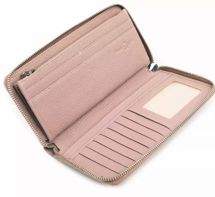 Segali Women´s leather wallet 7395 cameo rose