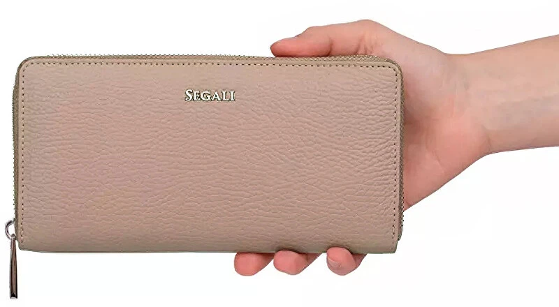 Segali Women´s leather wallet 7395 cameo rose