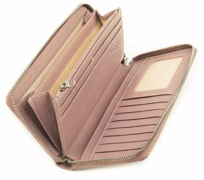 Segali Women´s leather wallet 7395 cameo rose