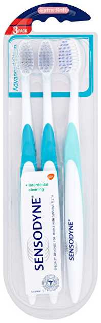Dantų šepetėliai Sensodyne Advanced švelnus Clean Ypač Soft, 3 vnt.