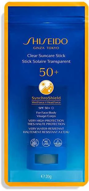 Shiseido Clear Suncare Spf50 Stick, 20 ml