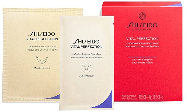 Shiseido Vital Perfection Liftdefine Radiance veido kaukė 1 vnt