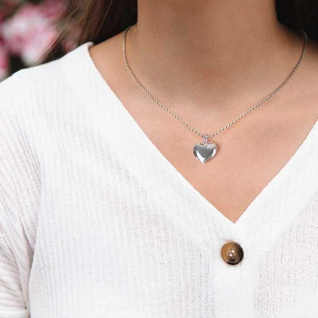 Sidabrinis pakabukas Hot Diamonds DP495 Memoirs Heart Locket