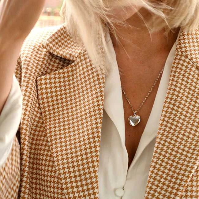 Sidabrinis pakabukas Hot Diamonds DP495 Memoirs Heart Locket