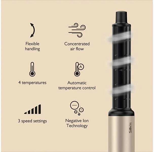 Plaukų džiovintuvas ir formavimo prietaisas Silk'n SilkyAir Flex 8-in-1