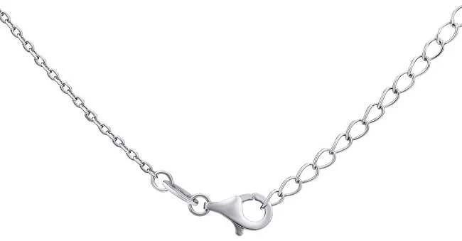 Silvego Sidabrinis bicolor pakabukas Heart with zircons LPS0243R
