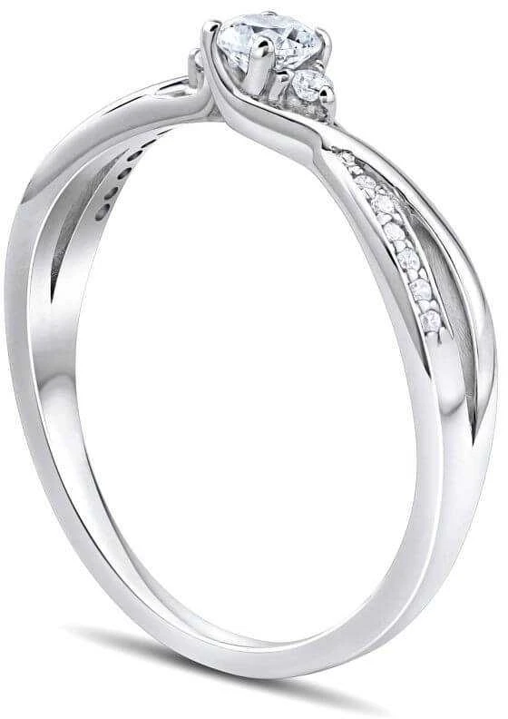 Silvego Sidabrinis žiedas su Swarovski kristalais, dydis: 52 (FNJR085sw)