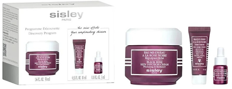 Sisley Juodas Rose Programme Decouverte dovanų rinkinys