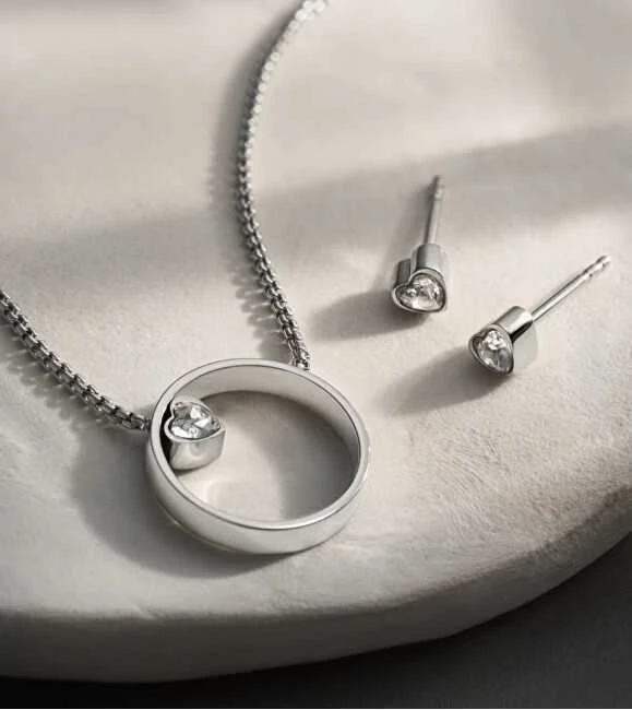 Skagen Subtilus papuošalų rinkinys Kariana SKJB1016SET (auskarai, karoliai)