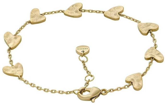 Skagen Auksuota širdies formos apyrankė Anja Hearts SKJ5010710
