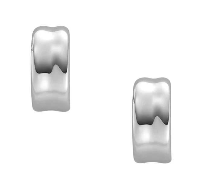 Skagen Steel hoop earrings Anja Pebble SKJ1849040