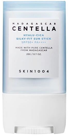 SKIN1004 Hyalu-Cica Silky-Fit Sun Stick Apsauginis kremas nuo saulės su SPF50+ PA++++, 7 g