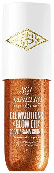 Sol De Janeiro Glowmotions Copacabana Bronze Glow Oil žvilgesio suteikiantis aliejus kūnui, 75 ml