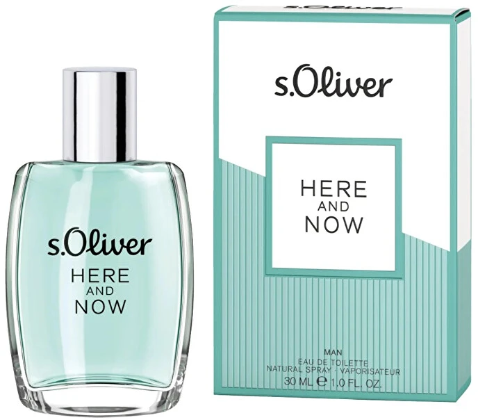 s.Oliver Here and Now Man EDT tualetinis vanduo vyrams, 30 ml