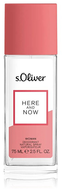 s.Oliver Natūralus purškiamas dezodorantas Here and Now Woman 75ml