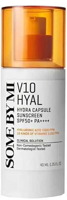„Some By Mi“ – „V10 Hyal Hydra“ kapsulinis apsauginis kremas nuo saulės su SPF50+ ir PA++++ – 40 ml