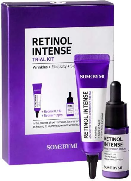 Kosmetikos rinkinys SOME BY MI RETINOL INTENSE TRIAL KIT [Serum 10ml, Paakių kremas 10ml]