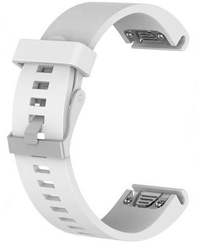 Strap Garmin Fenix ​​5S, 5S Plus, 6S, 6S Pro - Baltas