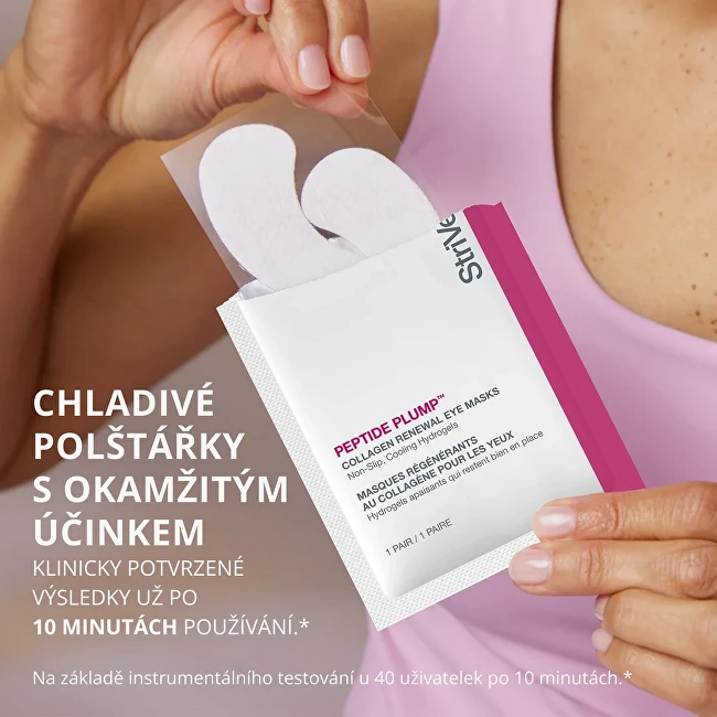 StriVectin Peptide Plump Collagen Renewal Eye Masks paakių kaukės, 6 vnt.