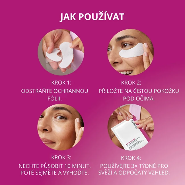 StriVectin Peptide Plump Collagen Renewal Eye Masks paakių kaukės, 6 vnt.