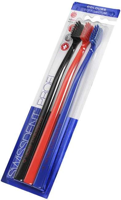 Swissdent Profi Dantų šepetėlis, 3 pc