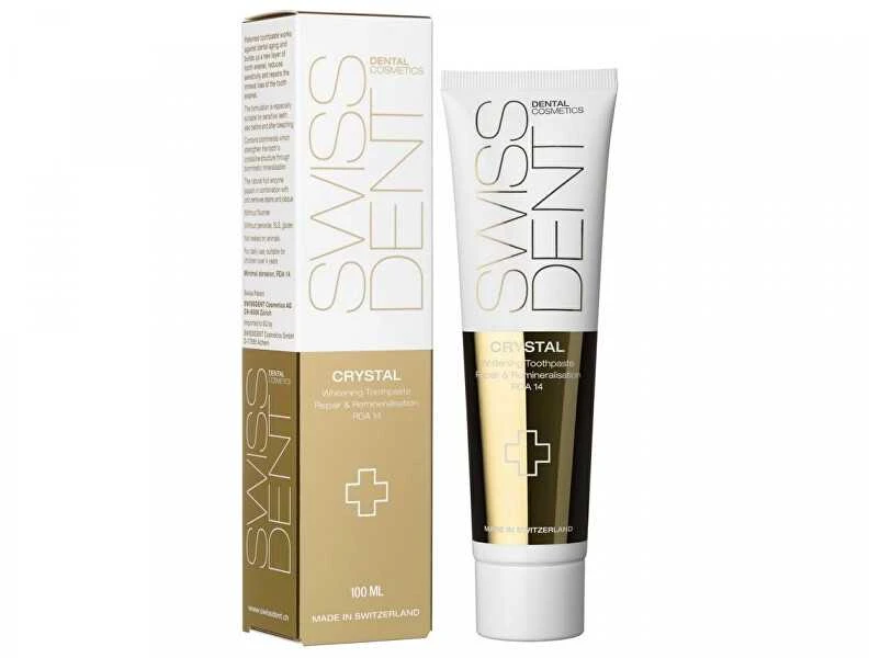"Swissdent Crystal Repair" balinamasis dantų kremas 50ml
