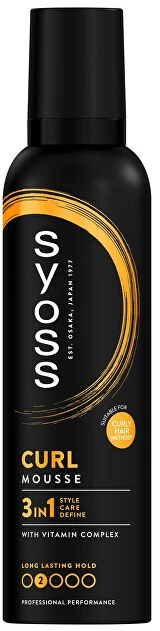 Syoss Curl Control Mousse plaukų putos moterims, 250 ml