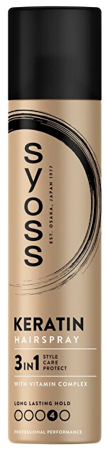Syoss Keratin Plaukų lakas Plaukų lakas moterims, 300 ml