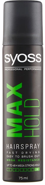 Syoss Max Hold – plaukų modeliavimas, 75 ml