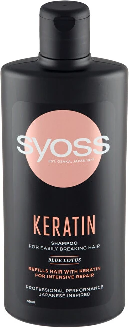 Syoss Keratin Šampūnas Šampūnas moterims, 440 ml