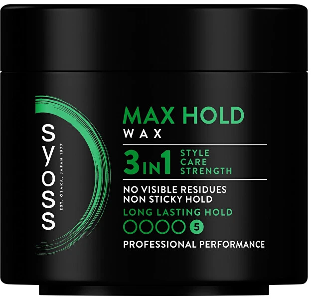 Syoss Max Hold Wax Medium Shine formavimo vaškas 150ml
