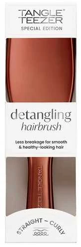 Tangle Teezer Plaukų šepetys „Ultimate Detangler Straight & Curl“ su chromo ir šokolado bronzos spalvos