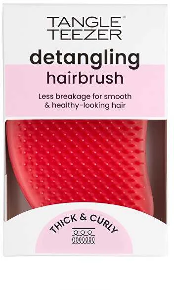 Tangle Teezer Originalus storų ir garbanotų lūpų dažų dvigubas plaukų šepetys